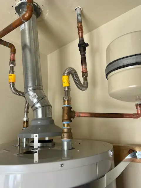 Water heater installation and plumbing repair in Mango